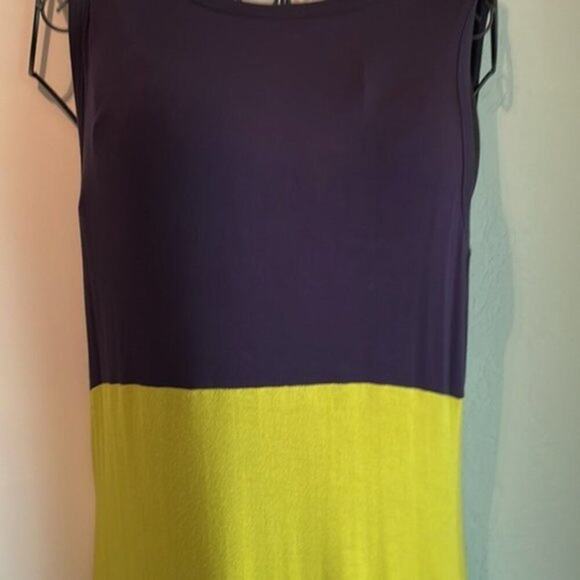 Calvin Klein Striped Stretch Jersey Knit Maxi Dress Multi colored size 10 - Picture 6 of 8